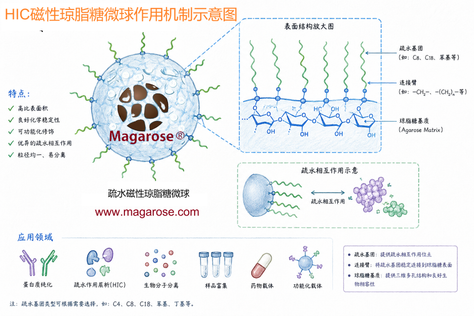 HIC磁性琼脂糖作用机制